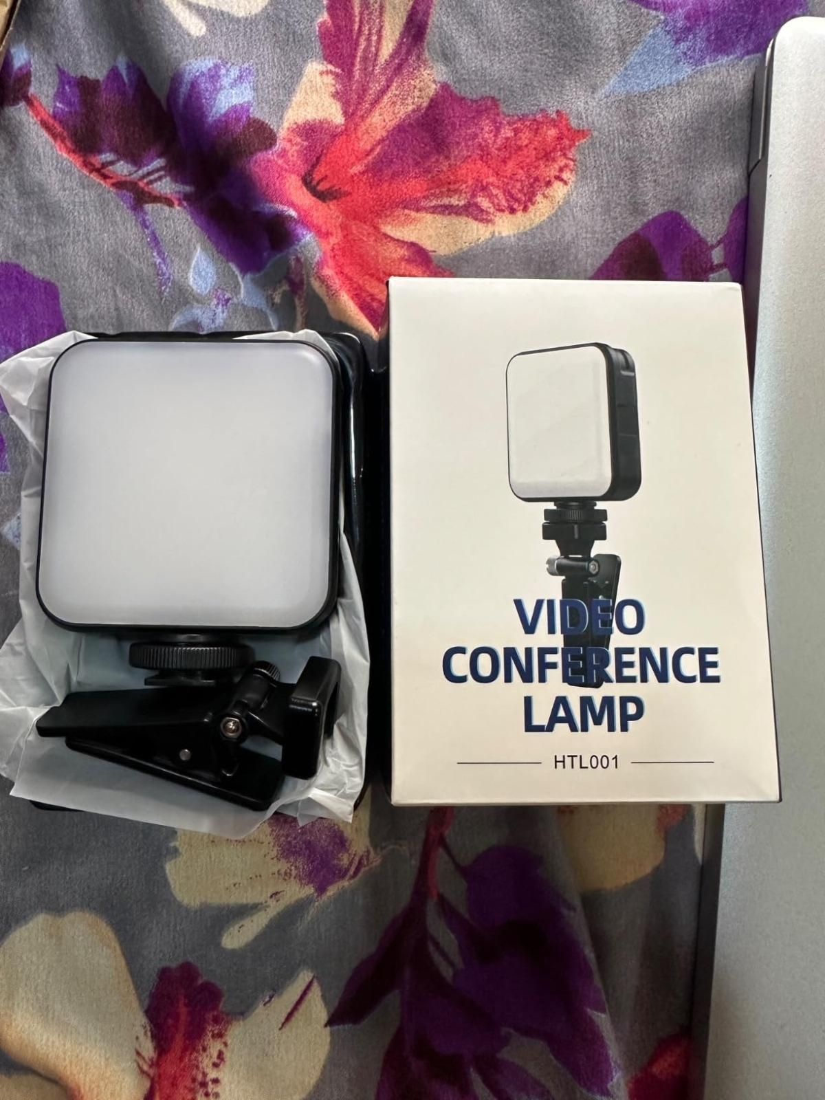 LED Video Light with Phone Holder Clip