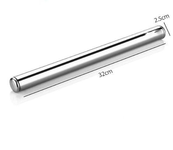 Stainless Steel Rolling Pin Chapati Belan Roti Roller